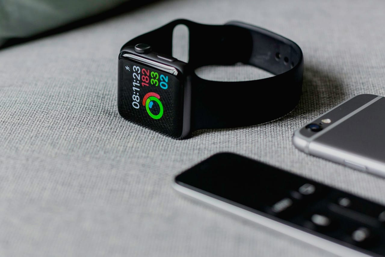 Smartwatch on a wrist